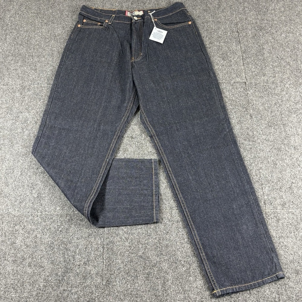 Vintage 90s Y2K Old Navy Jeans Women 14 Blue Relaxed Fit High Rise Mom No. 7 NEW